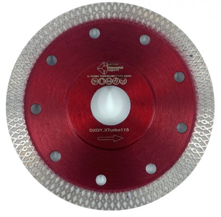 Disc DiamantatExpert pt. Portelan dur & Gresie ft. dura 115x22.2 (mm) Premium - DXDY.XTURBO.115