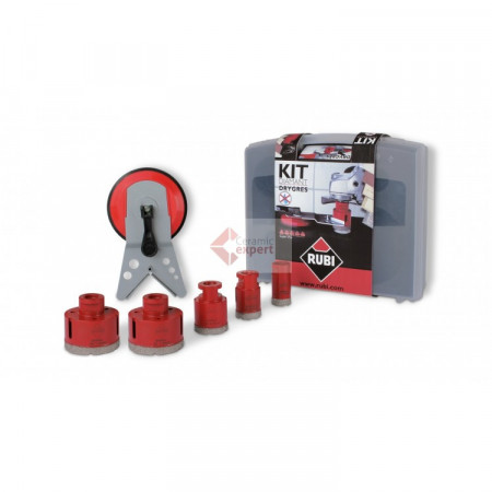 Kit carote diamantate DryGres 28, 35, 43, 50, 68mm, 5 buc. - RUBI-50936