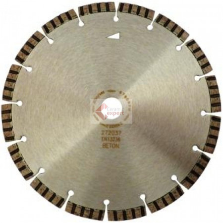 Disc DiamantatExpert pt. Beton armat / Mat. Dure - Turbo Laser 600x25.4 (mm) Premium - DXDH.2007.600.25