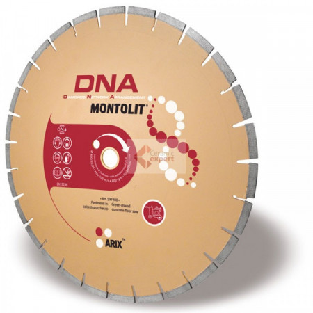 Disc diamantat Montolit DNA SXF350 - taiere cu apa - pt. beton proaspat