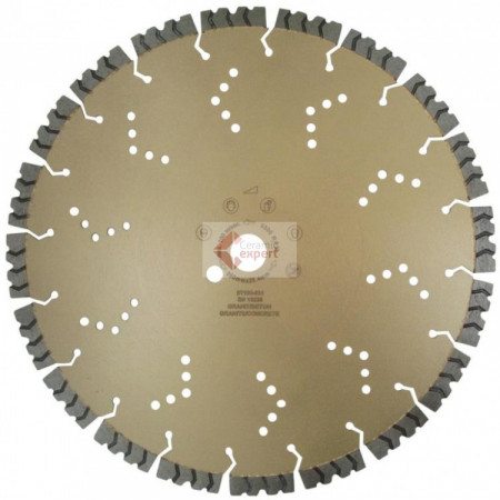 Disc DiamantatExpert pt. Beton armat extrem de dur & piatra - SHARK 400x20 (mm) Super Premium - DXDH.2040.400.20