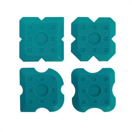 Kit aplicator din silicon, 4buc. - BIHUI-STAK4