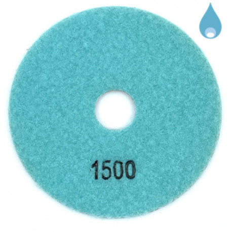 Paduri / dischete diamantate pt. slefuire umeda #1500 Ø125mm - DXDY.WETPAD.125.1500