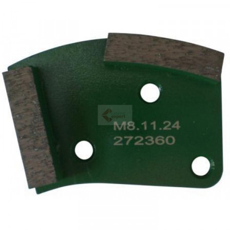 Placa cu segmenti diamantati pt. slefuire pardoseli - segment dur (verde) - # 150 - prindere M8 - DXDH.8508.11.26