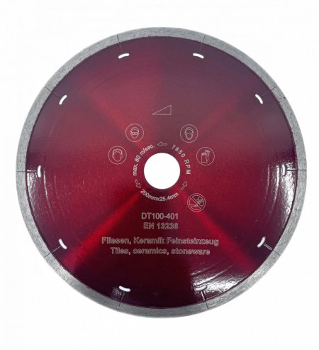 Disc DiamantatExpert pt. Ceramica Dura & Portelan - Rapid 230x22.2 (mm) Super Premium - DXDH.3907.230.22
