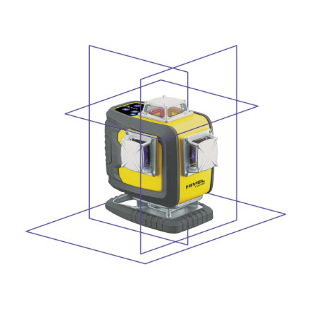 Multilaser Violet în cruce (4 x 360°), Bluetooth - Nivel System-CL4D-P