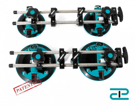 Sistem de fixare si ajustare cu 2 ventuze cu vaccum (detasabile) pt. placi ceramice - BIHUI-LFTSA6