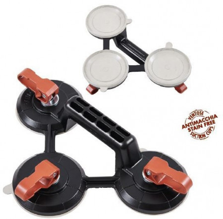 Ventuza tripla Triventosa Plus - 3x Ø112mm, 74kg - Raimondi-185TRMK3RP