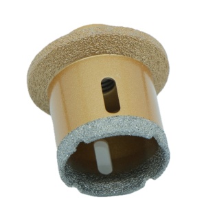Carota Diamantata pentru ventil scurgeri in gresie portelanata, piatra, compozit, - diam. 45mm, 60mm 60° - Premium - DXDY.GOLDrill.45-6060deg - Img 12