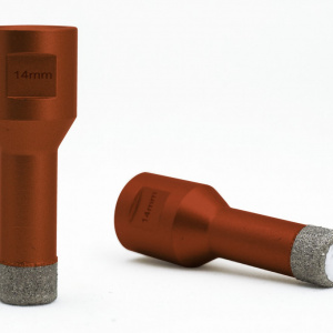 Carota diamantata pt. gresie portelanata & piatra - diam. 14mm -cu ceara- Profesional Standard - DXDY.REDrill.14 - Img 5