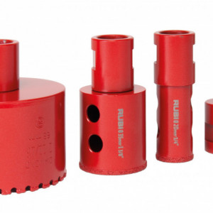 Carota diamantata pt. portelan, placi ceramice DryGres Premium 7mm - RUBI-6915 - Img 2