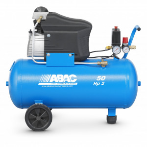 Compresor de aer cu piston - 1.5 kW, 220 L/min, 10 bari - Rezervor 50 Litri - ABAC-MONTE-CARLO-L20 - Img 1