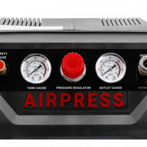 Compresor de aer cu piston, fara ulei - Blue Series 1.1kW, 126 L/min, 8 bari - Rezervor 6 Litri - AirPress-H215/6-36943 - Img 3