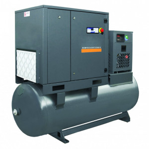 Compresor de aer profesional cu surub - 7.5 kW, 850 L/min, 13 bari - Rezervor 500 Litri - WLT-7.5/500-P-COMBO-13bar - Img 2