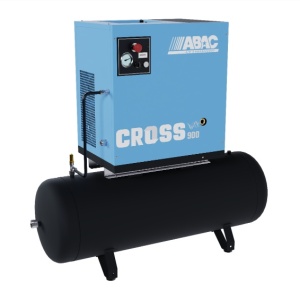 Compresor de aer profesional cu surub - 7.5 kW turatie variabila, 848 L/min, 10 bari - Rezervor 200 Litri - ABAC-CROSS-900-10-400/50-200-MEBB - Img 3