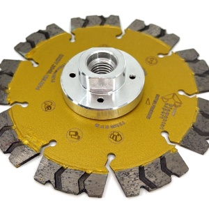 Disc DiamantatExpert pt. Beton armat extrem de dur & piatra - SHARK 125mm x M14 Super Premium - DXDY.2040.125.M14 - Img 9