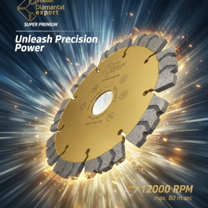 Disc DiamantatExpert pt. Beton armat extrem de dur & piatra - SHARK 125x22.2 (mm) Super Premium - DXDY.2040.125 - Img 9