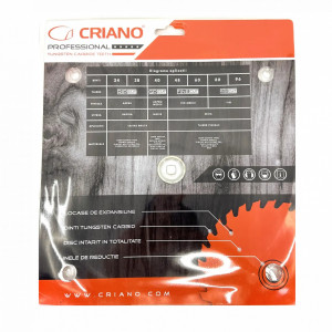 Disc Premium TCT - panza de fierastrau circular pentru taiat lemn, 235x30/25,4/20 cu 40 dinti din carbura de tungsten (vidia) - DXDY.PW235-40 - Img 6