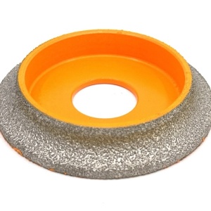 Freza diamantata pentru profilare granit, marmura, gresie Profil Semirotund Half Bullnose, R-10mm, ∅75x22,23mm - DXDY.FPP.HBN10 - Img 2