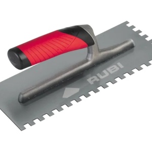 Gletiera dintata cu maner Rubiflex 28cm, 4.5mm - RUBI-74980