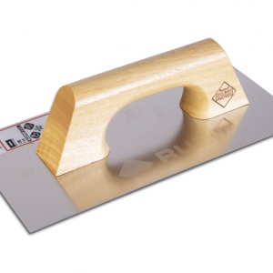 Gletiera dreapta, otel cu maner din lemn, 30cm - RUBI-65950
