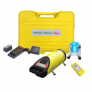 Laser Verde pentru Conducte, Piper 100G - set telecomanda IR si accesorii - Leica-6016058 - Img 1