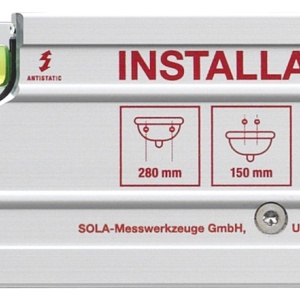 Nivela cu bula (Boloboc magnetic) cu profil tubular pentru instalatii, 40cm MRMI - Sola-01490501 - Img 8