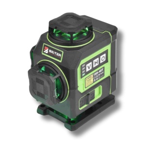 Nivela Laser Verde 4x360°, capuri laser rotative, raza de actiune 20m - Beiter TED-4DT - Img 1