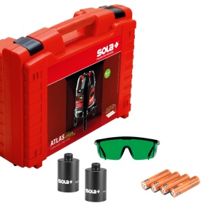 Nivela Laser Verde ATLAS GREEN multilinie si punct - 360°, 25m, Li-Ion - SOLA-71015701 - Img 10