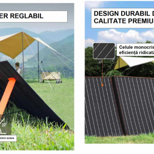 Panou solar portabil din siliciu monocristalin cu eficiență ridicată 220W - CNO-PS220W - Img 9