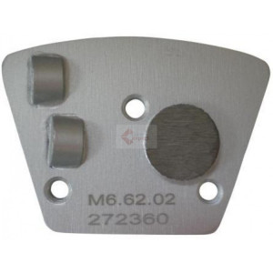 Placa cu segmenti diamantati pt. slefuire pardoseli - segment DPC 2x1/2 - prindere M6 - DXDH.8506.62.02-L - Img 2