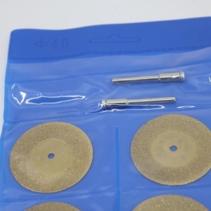 Set de 10 discuri diamantate taiat si slefuit ceramica 35mm si 2 axuri pentru CRIANO MPU350W - CNO-MPU350W-DD35 - Img 3