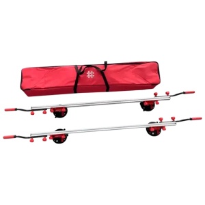 Sistem de transport LIGHT cu 4 ventuze cu vacuum pt. plăci mari, 180x90cm, max. 200 kg, SHIJING-6501 - Img 4