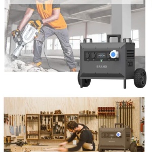 Statie portabila pentru incarcare electrica, acumulator LiFePO4, Solar Power Station - 3600W, 3072Wh - WP-L3PS - Img 2