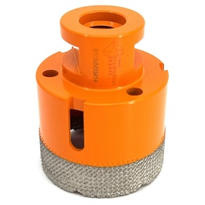Carota diamantata pt. placi dure & gresie portelanata - diam. 50mm - 3DTECH - Super Premium - DXDY.NEODRILL.50 - Img 1