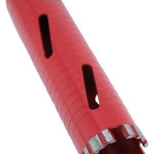 Carota diamantata Super PREMIUM ø48mm x 180mm x M16 pentru gaurire Beton armat, Zidarie, Granit - DXQZ.REDCORE.48 - Img 9