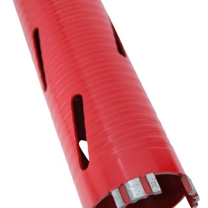 Carota diamantata Super PREMIUM ø63mm x 180mm x M16 pentru gaurire Beton armat, Zidarie, Granit - DXQZ.REDCORE.63 - Img 9