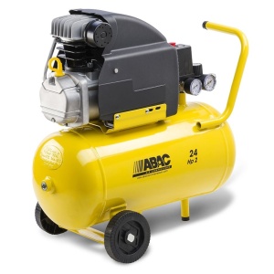 Compresor de aer cu piston - 1.5 kW, 190 L/min, 8 bari - Rezervor 24 Litri - ABAC-POLE-POSITION-B20-BASELINE