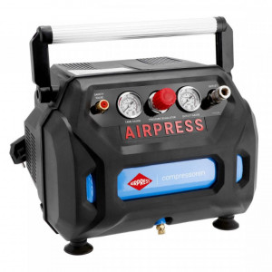 Compresor de aer cu piston, fara ulei - Blue Series 1.1kW, 126 L/min, 8 bari - Rezervor 6 Litri - AirPress-H215/6-36943 - Img 4