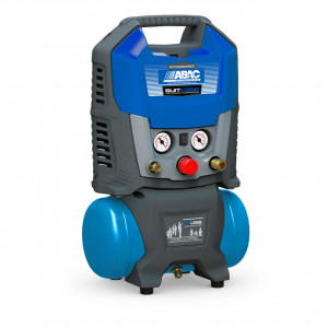 Compresor de aer cu piston fara ulei, silentios - 1.1 kW, 160 L/min, 8 bari - Rezervor 6 litri - ABAC-SUITCASE-6 - Img 1