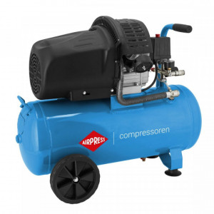 Compresor de aer profesional cu piston (cu accesorii) - Blue Series 2.2kW, 392L/min, 8 bari - Rezervor 50 Litri - AirPress-HL425/50-36888 - Img 2