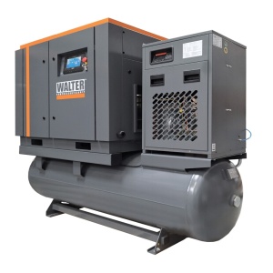 Compresor de aer profesional cu surub - 15 kW, 2250 L/min, 8 bari - Rezervor 500 Litri, uscator de aer inclus - WLT-15/500-P-COMBO-8bar - Img 1
