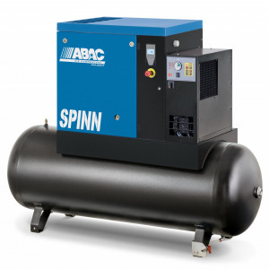 Compresor de aer profesional cu surub, cu uscator de aer - 4 kW, 516 L/min, 10 bari - Rezervor 270 Litri - ABAC-SPINN4E-10-400/50K-270-C-CE - Img 2