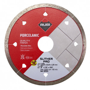 Disc diamantat pt. gresie portelanata 115mm, SLITHER 115 Pro - RUBI-32953