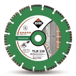 Disc diamantat pt. materiale de constructii 230mm, TLR 230 SuperPro - RUBI-31968 - Img 2