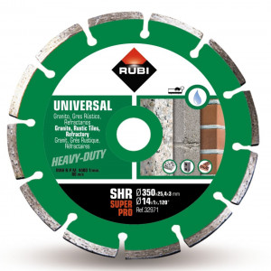 Disc diamantat pt. materiale de constructii 350mm, SHR 350 SuperPro - RUBI-32971 - Img 2