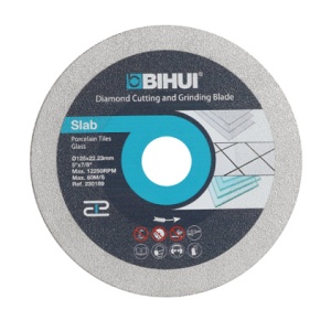 Disc Diamantat pt. taiat si slefuit sticla 125x22.23 (mm), segment 30mm Premium - BIHUI-DPG125 - Img 2