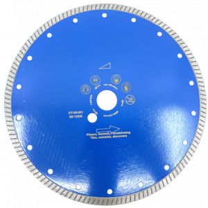 Disc DiamantatExpert pt. Gresie ft. dura, Portelan dur, Granit- Turbo 250x30 (mm) Super Premium - DXDH.3957.250.30 - Img 1