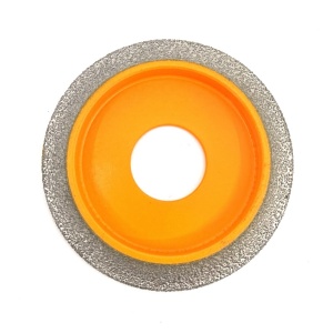 Freza diamantata pentru profilare granit, marmura, gresie Profil Semirotund Half Bullnose, R-10mm, ∅75x22,23mm - DXDY.FPP.HBN10 - Img 1