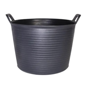 Galeata FLEXTUB plastic neagra Nr.3 (40 L.) Heavy Duty - RUBI-88773 - Img 2